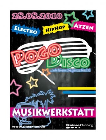 Pogo Disco Werbeplakat