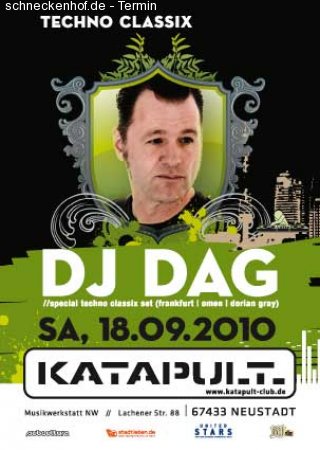 Techno Classics mit DJ Dag Werbeplakat