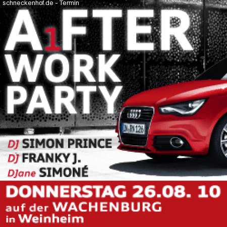 A1fter Work Party Werbeplakat