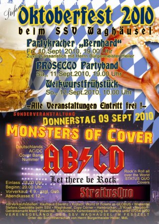 Monsters of Cover Werbeplakat