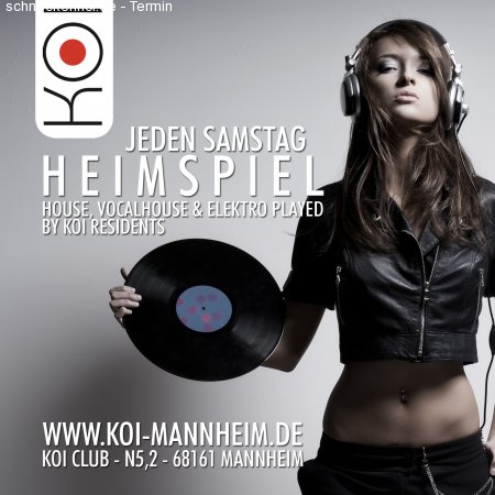 HEIMSPIEL - DJ jan Thie Werbeplakat