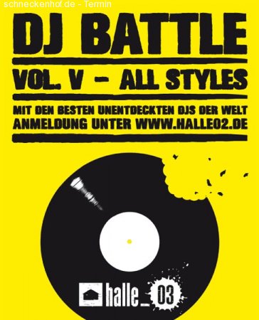 DJ Battle Vol V Werbeplakat