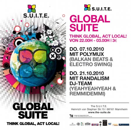 Global Beats @ The Suite Werbeplakat