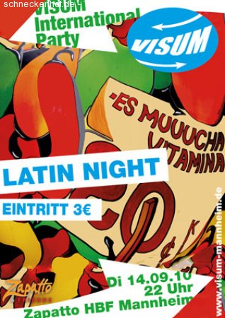 VISUM Latin Night Werbeplakat