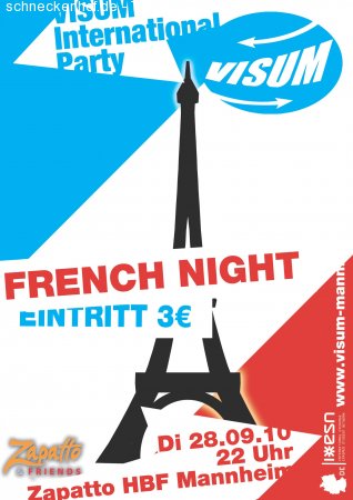VISUM French Night Werbeplakat