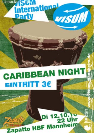 VISUM Caribbean Night Werbeplakat
