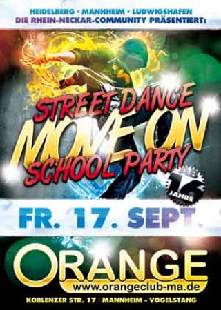 Move On - School Party Werbeplakat
