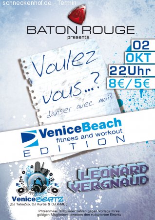 Venice Beach Party Werbeplakat