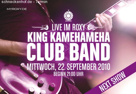 Live im Roxy - Kingka Band Werbeplakat