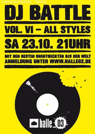 DJ Battle Vol VI Werbeplakat