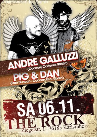 Andre Galluzzi,Pig&Dan@The Roc Werbeplakat