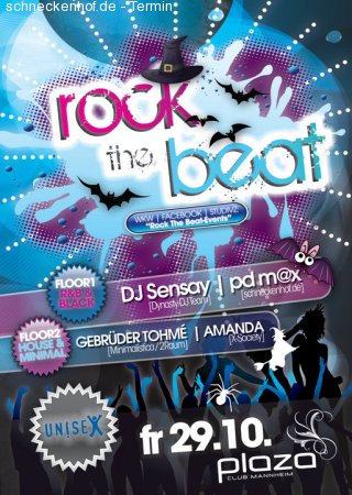 Rock the Beat goes Unisex Werbeplakat