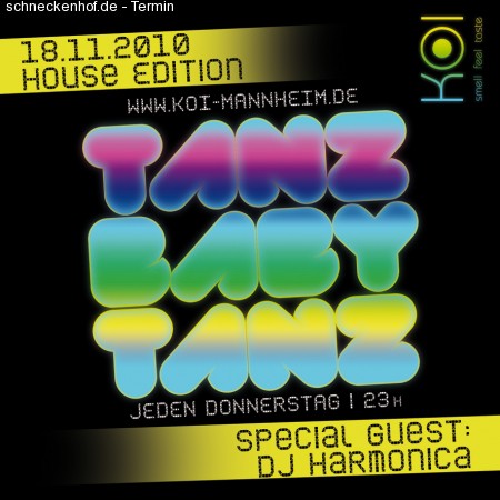 TANZ baby TANZ - DJ SimonSays Werbeplakat