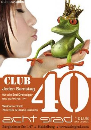 Club 40 Werbeplakat