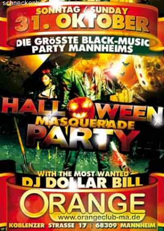 Halloween Mega Abi-Party Werbeplakat