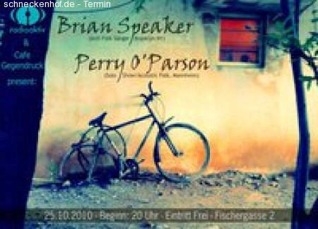Brian Speaker + Perry O'Parson Werbeplakat