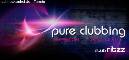 Pure Clubbing Werbeplakat