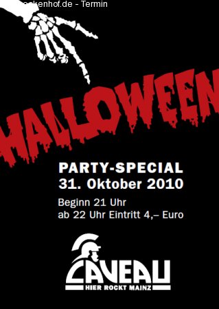 Halloweenparty Werbeplakat