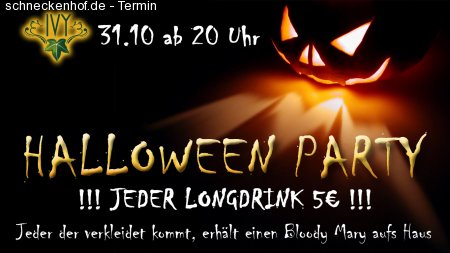 Halloween Party im IVY Werbeplakat
