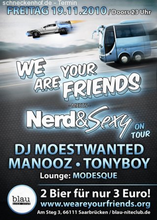 Nerd & Sexy on Tour Werbeplakat