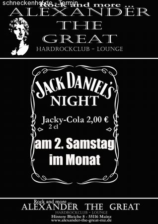 Jack Daniels Night Werbeplakat