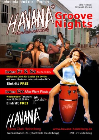 Havana Groove Nights Werbeplakat