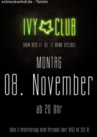 Ivy Club Werbeplakat