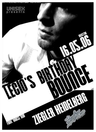 Unisex Lecio's Birthday Bounce Werbeplakat