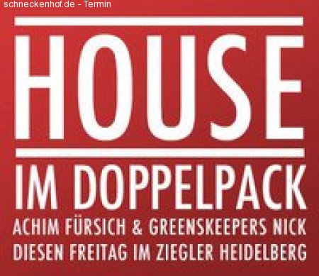 House im Doppelpack Werbeplakat