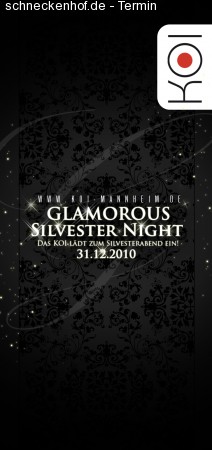 Glamorous Silvester Night Werbeplakat