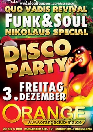 Nikolaus Funk & Soul Party Werbeplakat