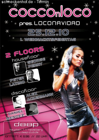 2 Floors! COCCOnLOCO@Deep,HD Werbeplakat