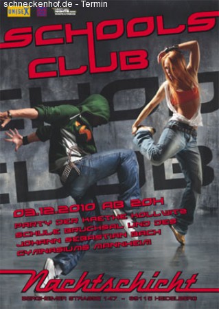 School's Club Werbeplakat