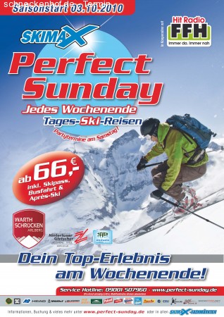 Skimax Perfect Sunday Werbeplakat