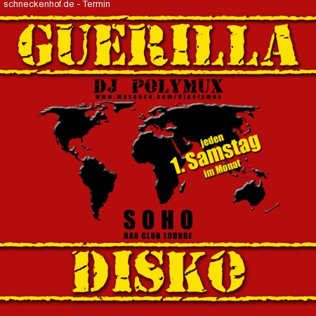 Guerilla Disko Werbeplakat