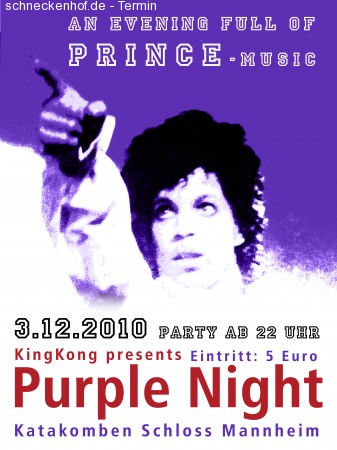 Purple Night Werbeplakat