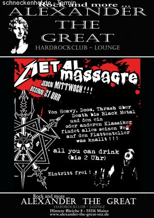 Metal Massacre Werbeplakat