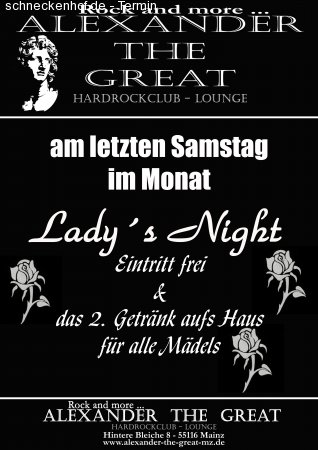 Lady's Night Werbeplakat
