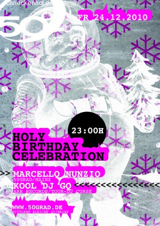 Holy Bday Celebration Werbeplakat