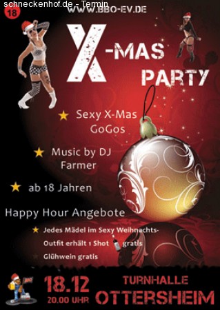 Sexy X-Mas Party Werbeplakat