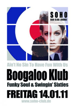 Boogaloo Klub - Revival Werbeplakat