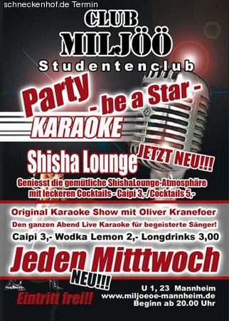 Karaoke Show Werbeplakat