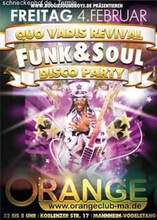 Funk & Soul Quo Vadis Revival Werbeplakat
