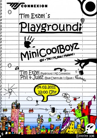 Tim Etzel`s Playground Werbeplakat