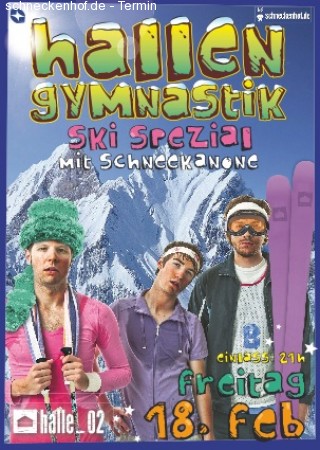 Hallengymnastik Ski Spec. Werbeplakat
