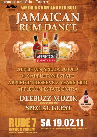 Jamaican Rum Dance Werbeplakat