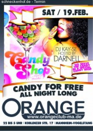 Candy Shop Party Werbeplakat