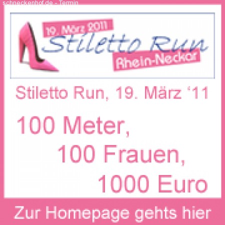 Stiletto Run Rhein Neckar Werbeplakat