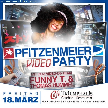 Pfitzenmeier Video Night Werbeplakat