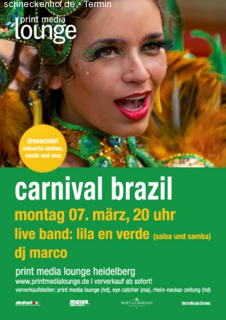 Carnival Brasil Werbeplakat